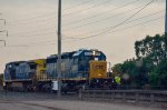 CSX Locomotives in the Yard